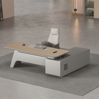 Mobilier de bureau moderne et luxueux, gestionnaire, chef de la direction, table d'ordinateur pour bureau personnel