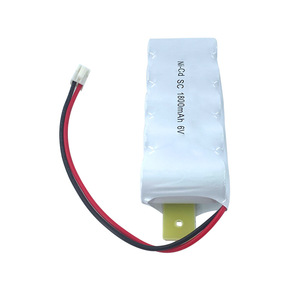 Batería recargable NiCd SC 1800mAh 6V para luz solar - Product Image 1