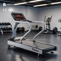 Tapis de course commercial professionnel pour entraînement cardio, électrique, avec écran LED, largeur de bande de 60 cm, inclinaison réglable de 0 à 20 degrés