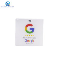 13.56Mhz Google NFC QR Code Logo Avis Carte Plaque Avis Google Review NFC Carte