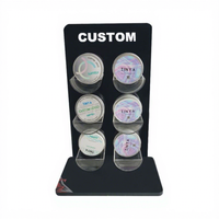 Présentoirs en acrylique personnalisés pour magasins de tabac, présentoirs de comptoir avec éclairage LED RVB, vitrine pour cigarettes et tabac