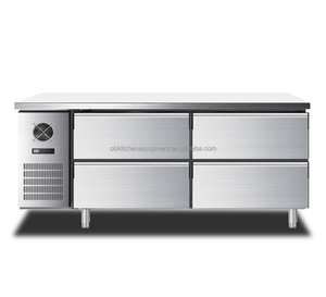 Kitchen Catering Refrigeration Equipment Workbench Commercial Salad Bar Counter Freezer <b>Table</b> air-cooled commercial fridge - Product Image 1