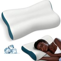Zervikales Nackenkissen mit Memory-Schaum-Füllung und 100% Polyester-Material zur Schmerzlinderung