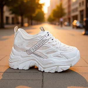2026 Summer New Style Mesh Breathable Women's Shoes - High <b>Heels</b> Inside, Women's Casual Shoes with Thick Soles, Versatile Design - Product Image 5