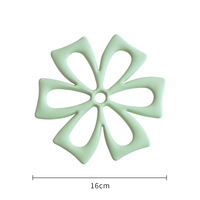 Sous-verre en silicone en forme de fleur, tapis de tasse antidérapant et résistant à la chaleur de qualité alimentaire, sous-verre anti-brûlure pour tasses à café et à thé