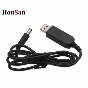 Usb To Dc Adapter Charger Power Cable 5v To 12v Dc Output Power Step Up Converter Cable