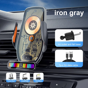 Cargador de coche inalámbrico de 66W con función <span class=keywords><strong>Q</strong></span>, cargador de teléfono móvil, cargador inalámbrico de coche inteligente, soportes de teléfono móvil para <span class=keywords><strong>iPhone</strong></span> - Product Image 3