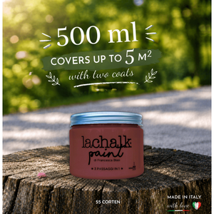 55 CORTEN 500 ml LaChalk the evolution of <b>chalk</b> paint Where <b>chalk</b> meets resin: Hybrid <b>Chalk</b> Resin Paint made in Italy - Product Image 2