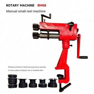 Machine de formage rotatif manuelle pour tôles métalliques TEBAK RM08 de haute qualité – Machine à former les rainures / Machine à friser les tôles - Product Image 5