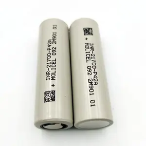 Molicel Taiwan 21700 P42A 3.7V High Rate Discharge Li-ion Battery Lithium Ion Cell Molicel