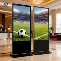 ZDHQ 55 Zoll 4K Ultra-Heller Freistehender Digitaler Werbebildschirm Fußball-Fanzone Vor-Ort-Event-Promotion LCD-Kiosk Android OS Indoor