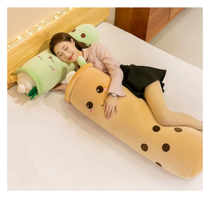 Peluche en forme de tasse de thé au lait aux fruits, grande et mignonne, de qualité douce, oreiller de sommeil pour bébé avec rembourrage en PP, type <span class=keywords><strong>bulle</strong></span> - Product Image 1
