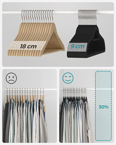 Cintres en velours non noir pour costumes, modernes et haut de gamme, en promotion - Product Image 1