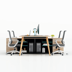 Modern Modular Office Furniture Cubicle Workstation <b>Table</b> Computer <b>Work</b> Station Desk - Product Image 4