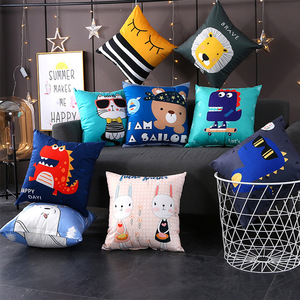 Almohada Lumbar <span class=keywords><strong>de</strong></span> Punto con Diseño <span class=keywords><strong>de</strong></span> Dibujos Animados, Desechable, para Cama y Sofá, Almohada Decorativa para Interiores - Product Image 2