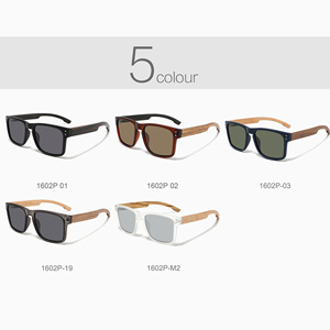 <span class=keywords><strong>2025</strong></span> New Kính mát bằng gỗ nhà máy bán buôn thời trang Quảng trường bóng người đàn ông biểu tượng tùy chỉnh Kính mát bằng gỗ - Product Image 2