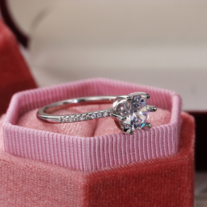 Lokaoshi — <span class=keywords><strong>bague</strong></span> de fiançailles en <span class=keywords><strong>diamant</strong></span> plaqué argent 925 pour femme, bagues fines, vente en <span class=keywords><strong>gros</strong></span>, fête fièvre - Product Image 3
