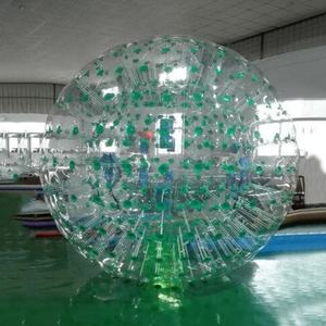 Düz renk pvc Şişme çim kar Zorb Topu insan hamster topu - Product Image 4
