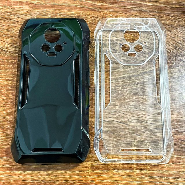 Celular Transparent Black Soft TPU Rugged Mobile Cell Phone Back Cover Case for Blackview Xplore 2 5G