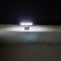 Lampe solaire à LED pour extérieur, 90 LED, lampe de jardin, lampe de route, super lumineuse, détecteur de mouvement à distance, 4 modes, 3 couleurs, Wallpack