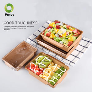Caja de Comida para Llevar con Impresión Personalizada, Embalaje para Ensaladas, Pollo Frito y Postres - Product Image 4