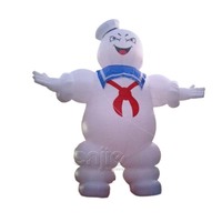 Gonflable géant Halloween ghostbuster modèle guimauve homme pour la publicité extérieure