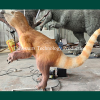 Dinosaure animatronique miniature sur mesure pour exposition de Beipiaosaurus en musée intérieur, robot pour le divertissement des enfants