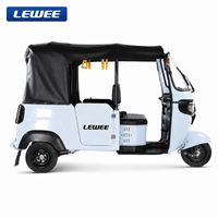 Vente en gros usine de Tuk-tuk électrique 6 places 72V LiFePO4 pour les acheteurs et concessionnaires de flottes africaines