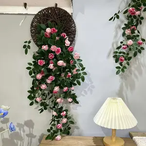 IFG Reasonable Price Flowers Colorful Artificial Hanging Rose Vines for Wedding Arrangement