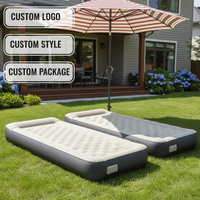Matelas pneumatique auto-gonflant moderne, pliable, portable, léger en TPU, personnalisable, pour camping, extérieur, chambre, parc, anti-fuite
