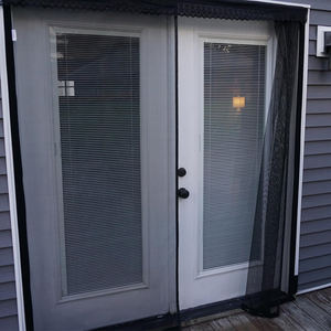 No Drilling Magnetic Sliding Screen Door Side Opening Retractable Pet Friendly Fiberglass Mesh <strong>Curtain</strong> - Product Image 1