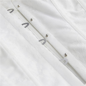 2023 nuovo corsetto con spalle scoperte camicie a maniche corte in pizzo camicette di pizzo medievale rinascimentale bianco nero - Product Image 5