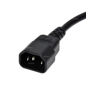 IEC 320 C14 nam cắm để SAA Úc AU 3pin nữ cáp mở rộng điện, <span class=keywords><strong>Power</strong></span> <span class=keywords><strong>Adapter</strong></span> dây cho PDU PSU USP,1ft - Product Image 5