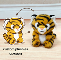 Jouets en peluche personnalisés pingouin, tigre, éléphant - Poupées en coton PP doux - Cadeau anti-stress pour anniversaire - Fabricant OEM