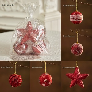 Pentagramme <span class=keywords><strong>de</strong></span> sommet d'<span class=keywords><strong>arbre</strong></span> <span class=keywords><strong>de</strong></span> 15/20 cm en mousse dorée, rouge et argentée pour la décoration <span class=keywords><strong>de</strong></span> Noël - Product Image 5