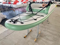 Bateau de pêche gonflable tendance, embarcation de pêche hybride, planche de SUP gonflable durable avec moteur, kayak de pêche à la rame pour adulte