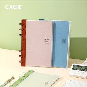 2024 đĩa ràng buộc kế hoạch cagie A5 B5 kế hoạch đĩa ràng buộc máy tính xách tay PVC và PU da máy tính xách tay - Product Image 5