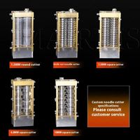 Machine à nouilles automatique en acier inoxydable 500W, machine à pâtes commerciale, équipement de transformation alimentaire