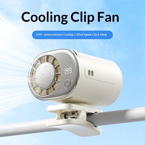 Ventilador Portátil de Mano y Cuello 2026 de Alta Velocidad con Clip, Recargable por USB, 5000mAh, Flujo de Aire Potente, Plegable, para Coche y Exteriores - Product Image 1