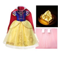 Produits de vente chaude 2024 LED Party Dress up Costume de princesse Princesse Light up Dress DISP-003