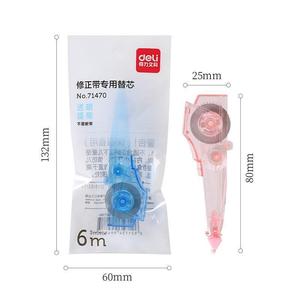 Recharge de ruban correcteur Deli 5 mm 6 m, film transparent pour usage au bureau et à l'école - Product Image 1