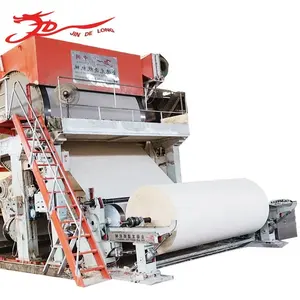 Ad alta velocità 8-10 Ton al giorno nuovi rifiuti tecnici completamente automatici carta riciclata jumbo tessuto madre rotolo sconto prezzo