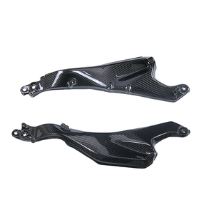 AISKA 100% Fibre de Carbone Sèche 3K Complète, Panneaux Latéraux de Siège Arrière et Carénages de Cadre pour Moto Kawasaki Ninja H2 <span class=keywords><strong>H2R</strong></span> <span class=keywords><strong>2015</strong></span>+ - Product Image 5