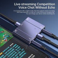 Convertisseur de diffusion en direct BY902H, adaptateur d'interface audio 3,5 mm