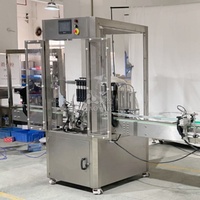 6 buses 10ml 50ml 100ml automatique vide parfum liquide bouteille remplissage sertissage et pressage Machine parfum faisant la Machine