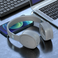 Écouteurs sans fil sportifs personnalisés supra-auriculaires, son HD, basses puissantes, micro en plastique, batterie longue durée, casque audio pour audiophiles, téléphone portable