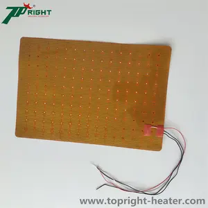 12v 24v 110v 220V flessibile elettrico Kapton Polyimide Fim Strip stuoia riscaldatore aria riscaldatore pellicola incisa