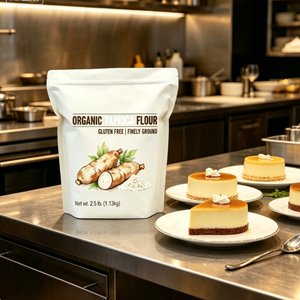 Almidón de Tapioca Orgánico 100% Puro, Sin Gluten, Sin OMG, Harina de Yuca de Grado Alimenticio, Venta al Por Mayor - Product Image 4