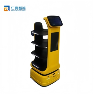 <span class=keywords><strong>Robot</strong></span> Camarero Eficiente para Restaurantes, con Capacidad de Carga de 40 kg, 4 Bandejas, <span class=keywords><strong>Robot</strong></span> de Servicio para <span class=keywords><strong>Cocina</strong></span> de Restaurante Concurrido, Mars - Product Image 3