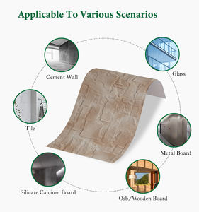 Rinsun Source Factory Mosaico Travertino <span class=keywords><strong>piedra</strong></span> flexible Sillar mármol flexible <span class=keywords><strong>piedra</strong></span> flexible para Villa HOTE - Product Image 2